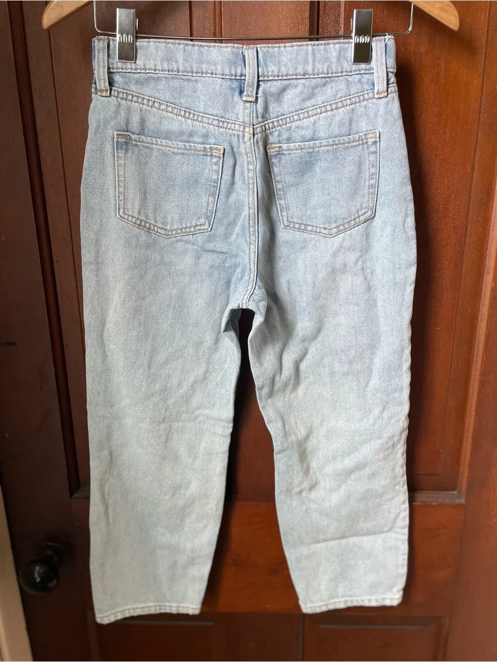 Old Navy girls size 10 high rise slouchy straight jeans
